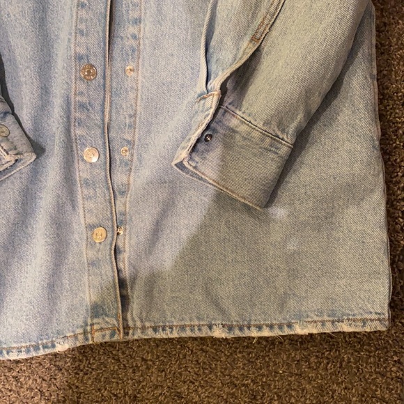 Zara Denim Shacket - Picture 2 of 7